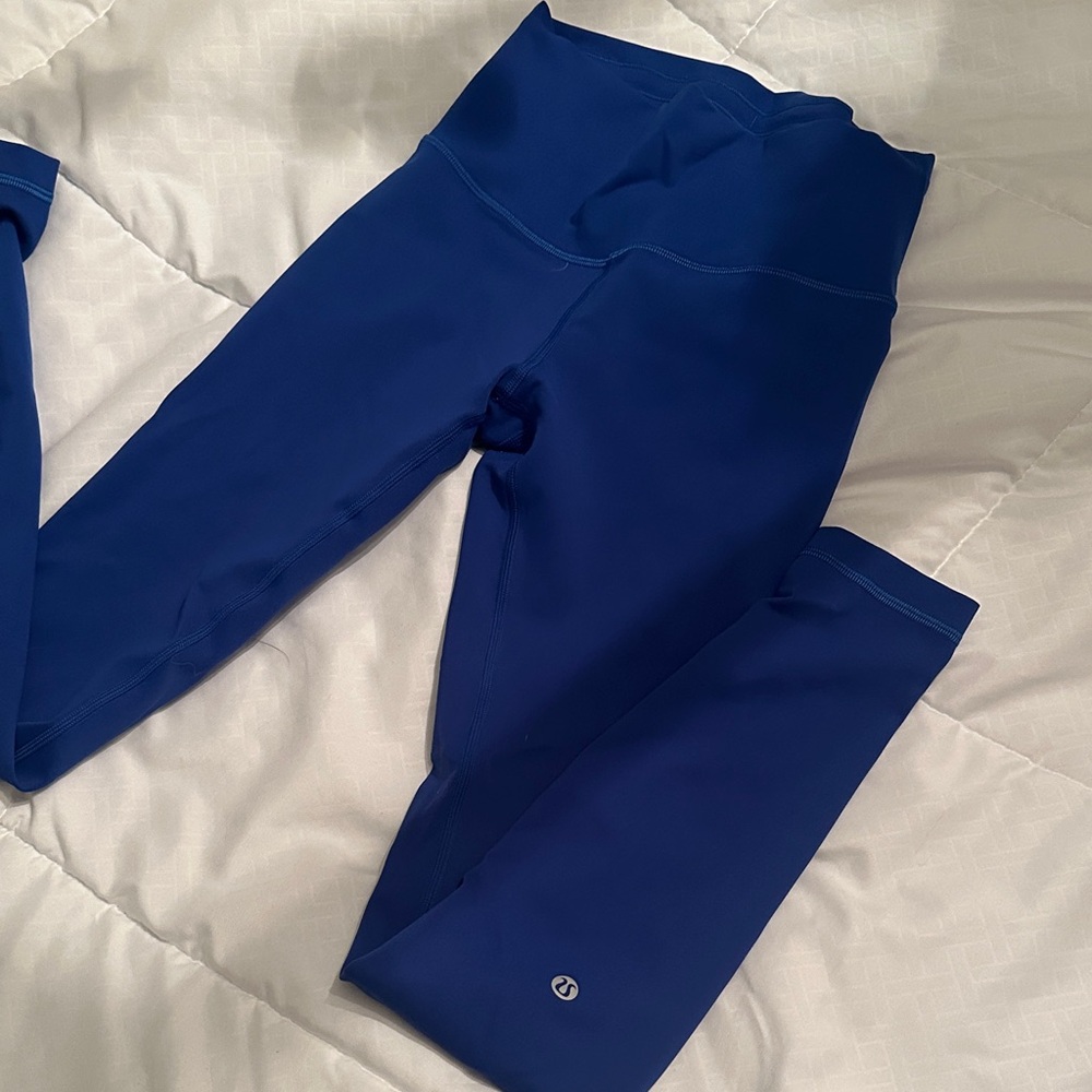 lululemon Blue High-Waisted Leggings